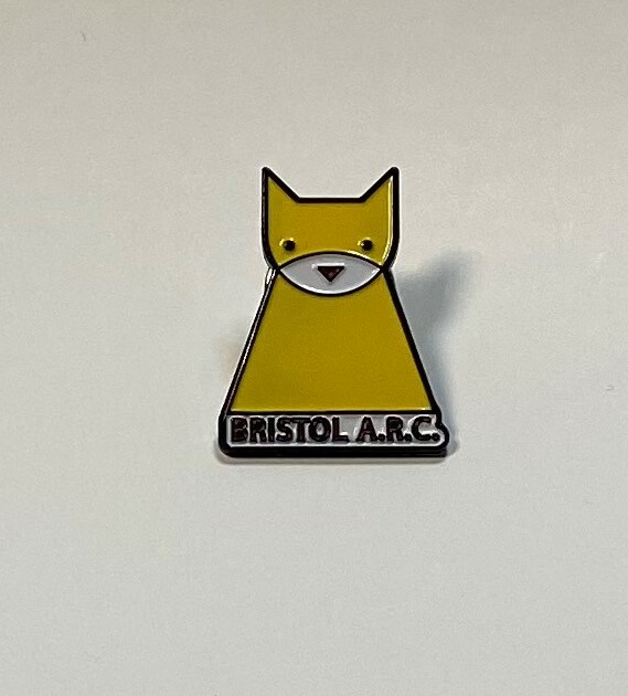 Bristol Animal Rescue Centre charity pin badge Cat