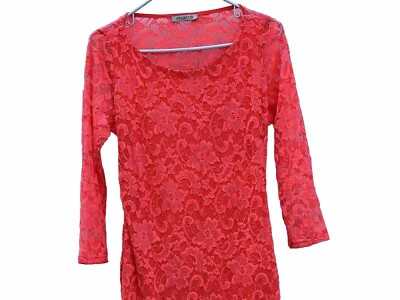 Arden B Lace Mini Dress Bright Orange Open Back Long Sleeve 90s Vintage | eBay Arden B Lace Mini Dress Bright Orange Open Back Long Sleeve 90s Vintage | eBay