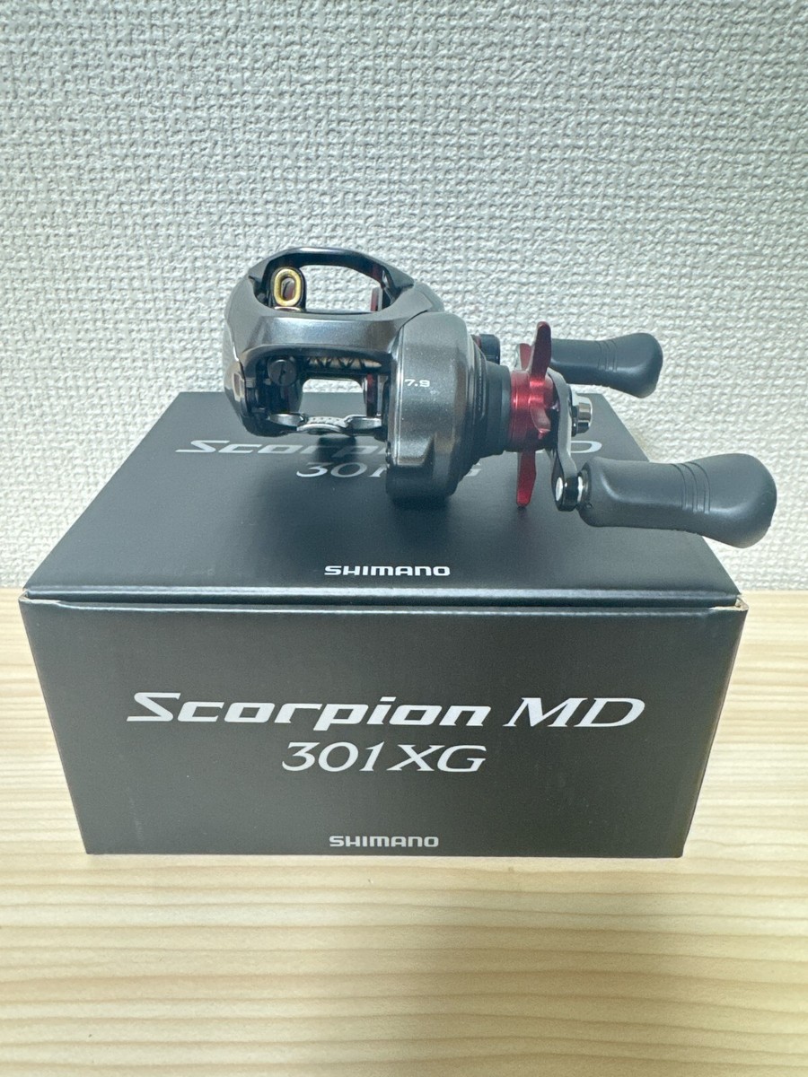 Baitcasting Reel 21 Scorpion MD 301XG Left Handle 7.9:1 Fishing