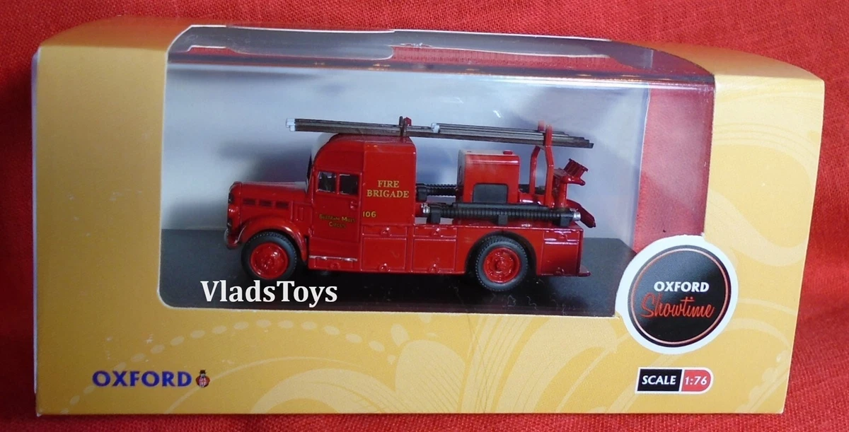 Oxford 1/76 London Fire Brigade – Set Anniversaire 6 Camions Dennis, Diecast