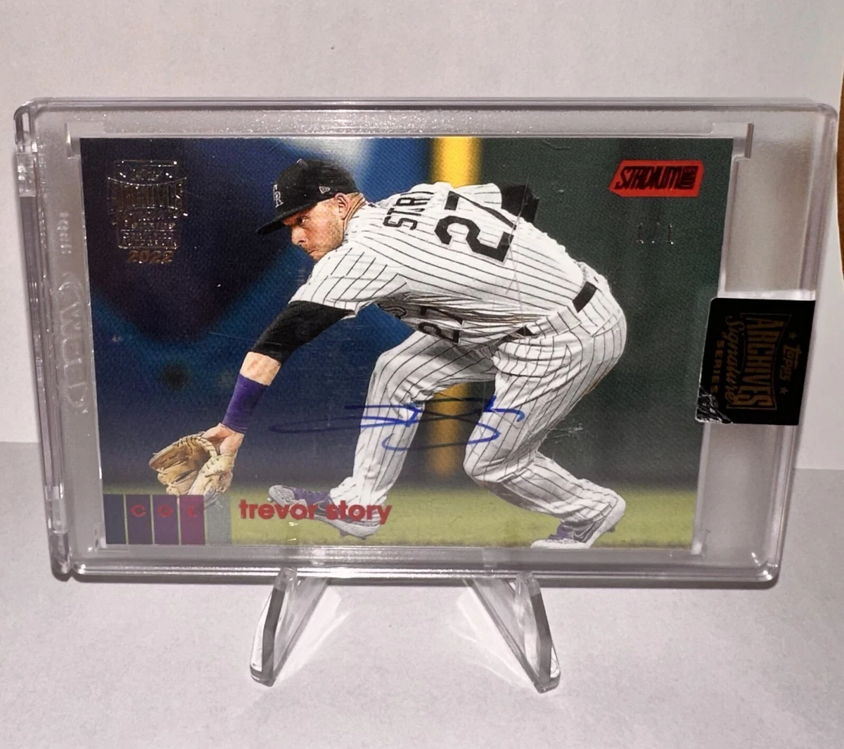 Trevor Story Baseball Serial Numbered Sports Trading Cards