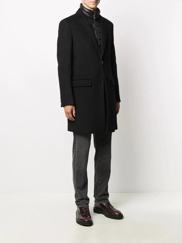 Mackage Men Wool Coat- SKAI 3-in-1coat with down bib and liner - Sz US 38 - Image 4 of 4