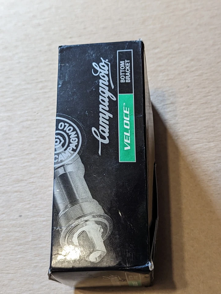 Soporte inferior Campagnolo Veloce 115,5 mm rosca italiana bicicleta 10 velocidades nuevo de stock Foto 4 de 4