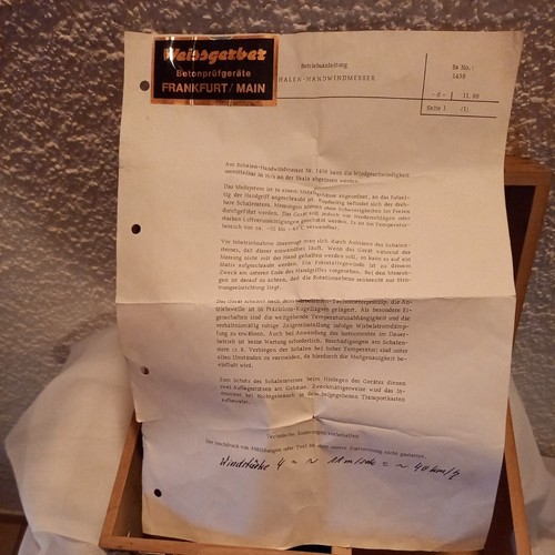 Schalen Handwindmesser - Bild 2 von 3