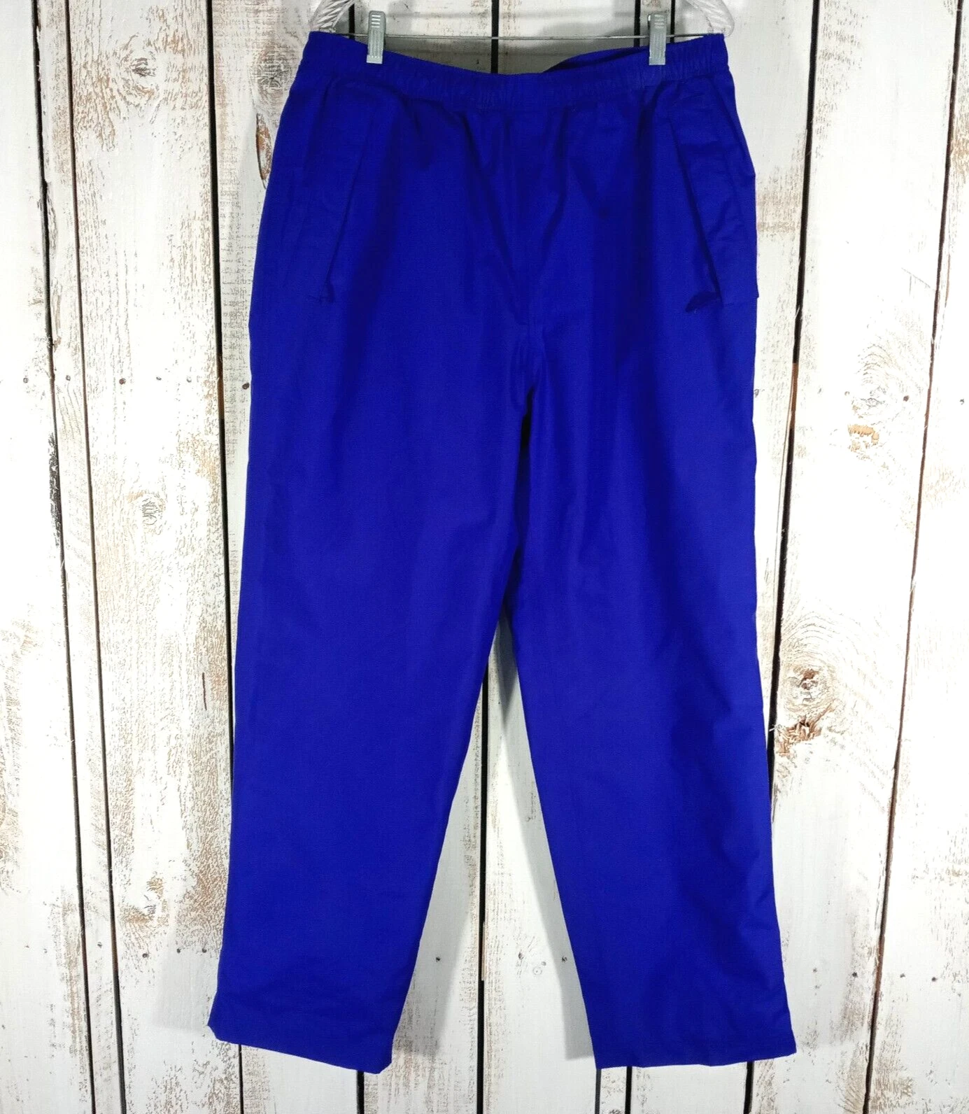Lands End Gore-Tex Rain Pants Mens Large Waterproof Windproof Elastic Waist