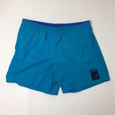 Vintage 90s Speedo Swim Trunks Mens Sz XL Logos Light Blue Color