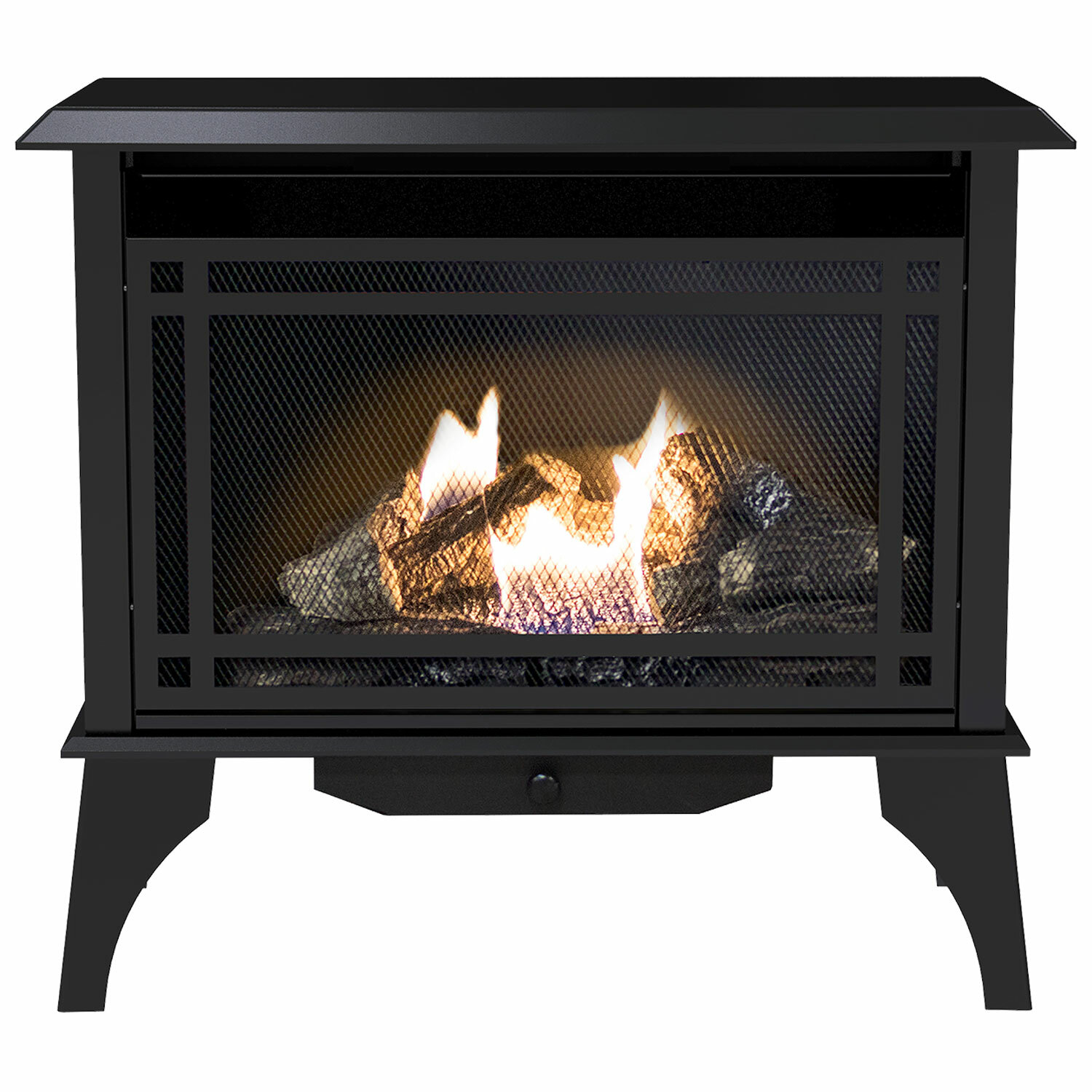 Comfort Glow Ventless Gas Fireplace, Dual Fuel 1000 sq ft He