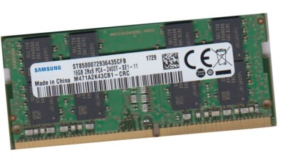 Samsung 16GB DDR4 2400 Mhz Apple iMac 19,1 5K 2017 RAM SO DIMM M471A2K43CB1-CRC