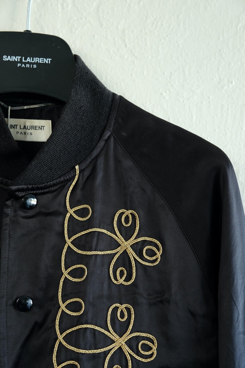 Saint Laurent Paris Napoleon Jacket Gold Souvenir Teddy Hedi Saint Laurent Paris Napoleon Jacket Gold Souvenir Teddy Hedi