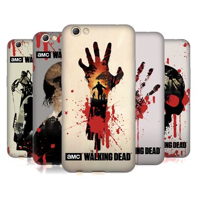 OFFIZIELLE AMC THE WALKING DEAD SILHOUETTEN SOFT GEL HANDYHÜLLE FÜR OPPO HANDYS