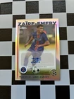2024-25 Topps Chrome UCC Auto Warren Zaire-Emery Paris Saint-Germain