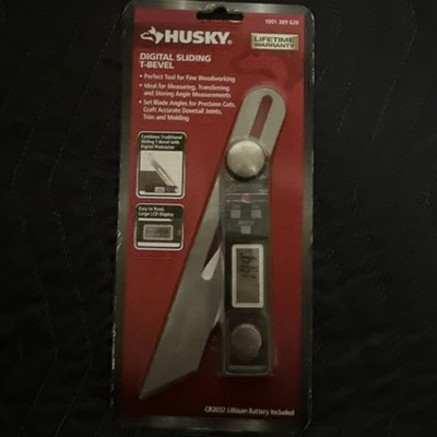 NEW! HUSKY TOOLS DIGITAL SLIDING T-BEVEL, #1001 389 620