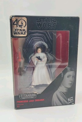 Hasbro 40 Jahre Star Wars - Titanium Edition - Princess Leia Figur