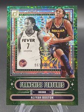 Aliyah Boston Green Fireworks /399 2025 Panini Donruss WNBA Francise Features 12