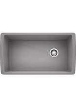 New BLANCO  441770 Silgranit Diamond Single Bowl Undermount in Met Gray