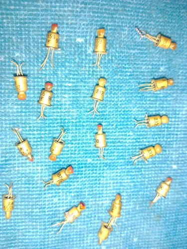WESTERN ELECTRIC GOLD 2N559 PNP GERMANIUM TRANSISTOR f/ NIKE-ZEUS / UNIVAC