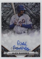2023 Bowman Sterling Prospect Silver Refractor 79/100 Alex Ramirez Auto 1b36