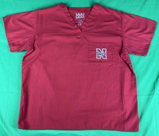 Large Nebraska Huskers Gelscrubs Scrub top