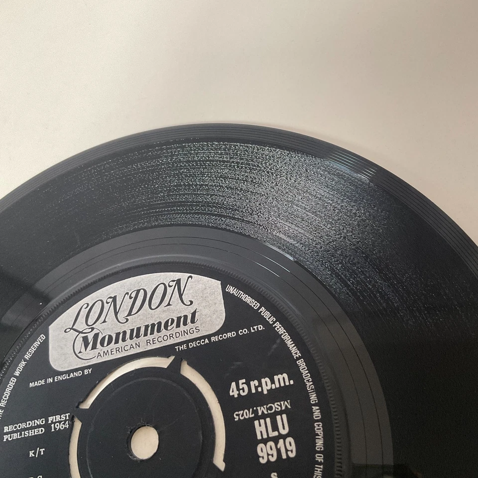 Roy Orbison - Oh Pretty Woman / Yo Te Amo Maria 7" Single 1964 London EX - Image 3 of 4