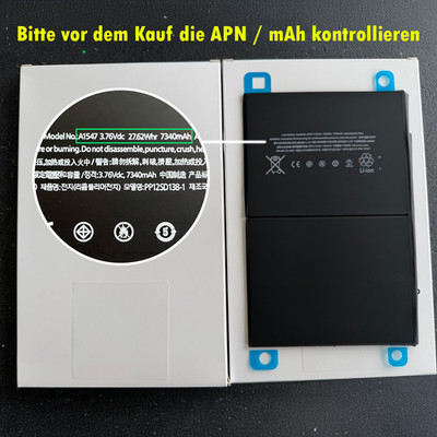 Akku für iPad 1 2 3 4 5 6 7 8 9 10 11 Mini Air Pro Batterie Reperatur Accu