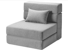 4-in-1 Folding Sofa Bed  Chair Bed Convertible Sleeper Fold Out Couch w/ Pillow