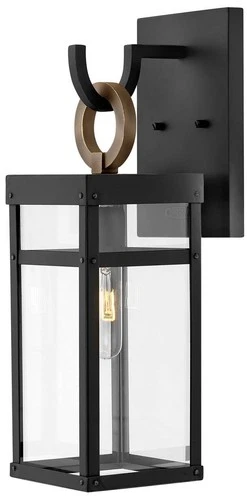 Hinkley Porter 18 1/2" High Black LED Outdoor Wall Light - Picture 2 of 10