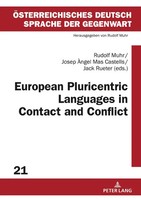 European Pluricentric Languages In Contact And Conflict | Rudolf Muhr (U. A.)