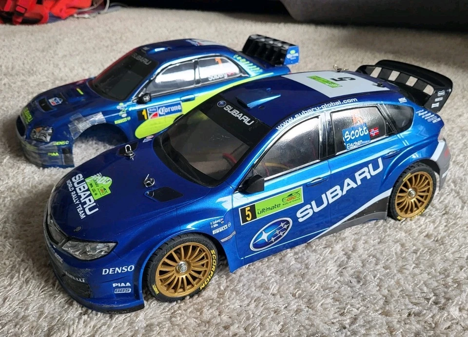 Tamiya Subaru Impreza WRC 2008 1/10 4WD TT-01E Tuned+2,4GHz RX+2004er Karosserie - Bild 3 von 4