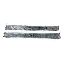 Pair Door Sill Scuff Plates W Blue Decal For 1963-1964 Ford Galaxie 2-door Pair Door Sill Scuff Plates W Blue Decal For 1963-1964 Ford Galaxie 2-door