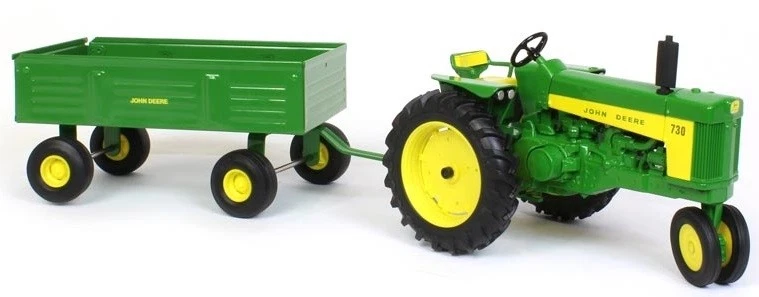 ERTL, JOHN DEERE 730 raccolto a file con rimorchio per chiatta, 1/16,  ERT45686 - Immagine 4 di 4