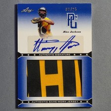 2013 Leaf Perfect Game Alex Jackson Patch Auto #d/25 Letter Patch SP RC Orioles