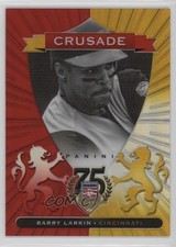 2014 Panini Hall of Fame Crusades Red 41/75 Barry Larkin #97 HOF 0l2