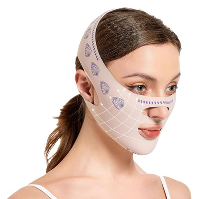 V Gesichtsmasken,Gesichtsmasken Wiederverwendbare V-Linienmask,für Doppelkinn un