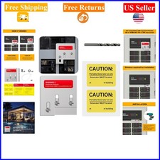 Generator Interlock Kit for Square D QO/Homeline 150/200 Amp Panels, Stainles...