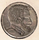 Modern Hobo Nickel Abraham Lincoln on 1936 Buffalo Nickel