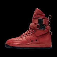 Nike SF Air Force 1 All Red 10.5 US Rare Collection New