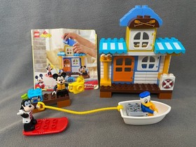 Lego Duplo 10827 Mickey & Friends Beach House Disney Set & Instructions Retired