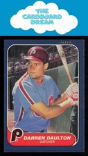 Darren Daulton 1986 Fleer #438 RC Rookie Philadelphia Phillies Baseball Card. rookie card picture