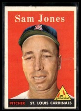 1958 Topps Sam Jones Ex Set Break #287