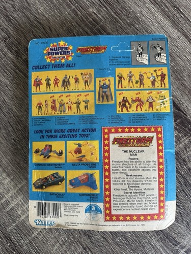 Vintage Kenner Super Powers 1985 Firestorm 23 Back MOC - Picture 11 of 13