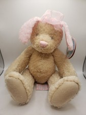 Vintage First  Main Babee Softstuff Bunny 8" Plush New With Tags 2002 