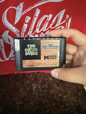 Two Crude Dudes (Sega Genesis, 1991) Cart Only - Tested (LOOK)