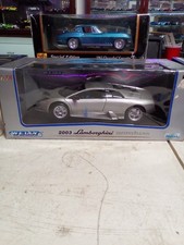 WELLY  2003 Lamborghini Murcielago Diecast Car Silver 1 18