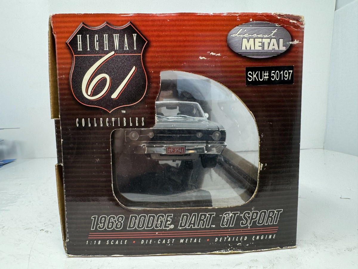 ミニカー Highway61 1968 Dodge Dart GT SPORT Highway 61 1968 Dodge Dart GT Sport 1:18 Diecast | eBay