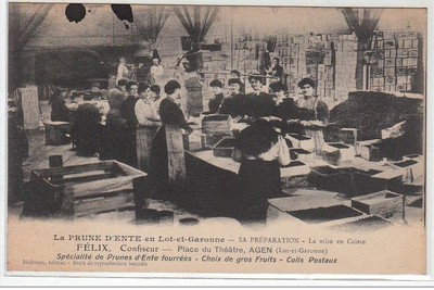 AGEN: La Prune d'Ente - Confiseur Felix - sehr guter Zustand
