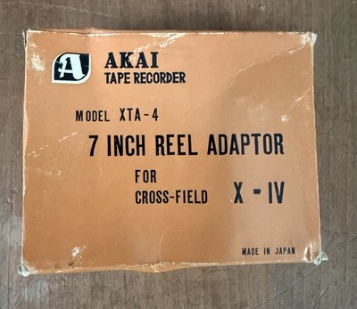 Vintage Original AKAI MODEL XTA-4 7  Reel Adapter For Crossfield X-IV Recorder
