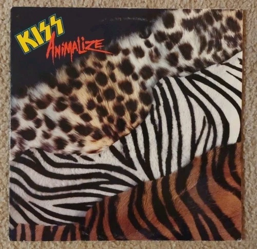 Kiss: Animalize 1984 Mercury Records Vinyl LP + OIS Sterling Press VG/VG+
