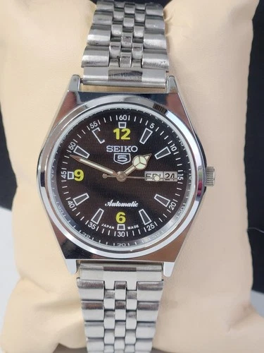 Vintage Seiko 5 Automatic 6309 17 Jewels Gentlemen's Wrist Watch - FREE SHIPPING