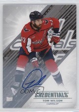 2024-25 Upper Deck Credentials Auto Tom Wilson #41 Auto 0rb9
