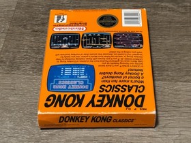 Donkey Kong Classics Nintendo Nes Complete CIB Very Good Condition Authentic